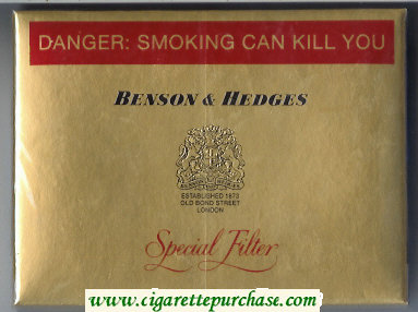 Benson Hedges 30 cigarettes Special Filter South Africa